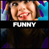 Banner for the Boondock Traders & Co. Streetwear, clothing and apparel brands line of clothing that is inspired by humor, meme's and anything funny. Featuring a girl pulling a funny facial expression, her tongue is sticking out, shes wearing knitted cotton gloves.